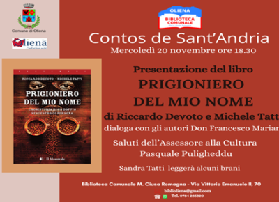 Presentazione del libro “Prigioniero del mio nome”